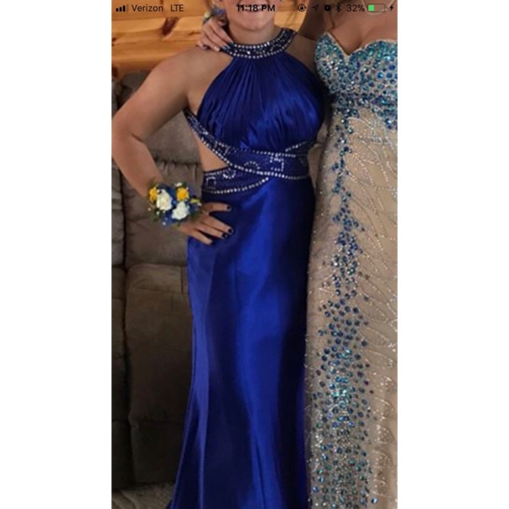 Royal Blue prom dress